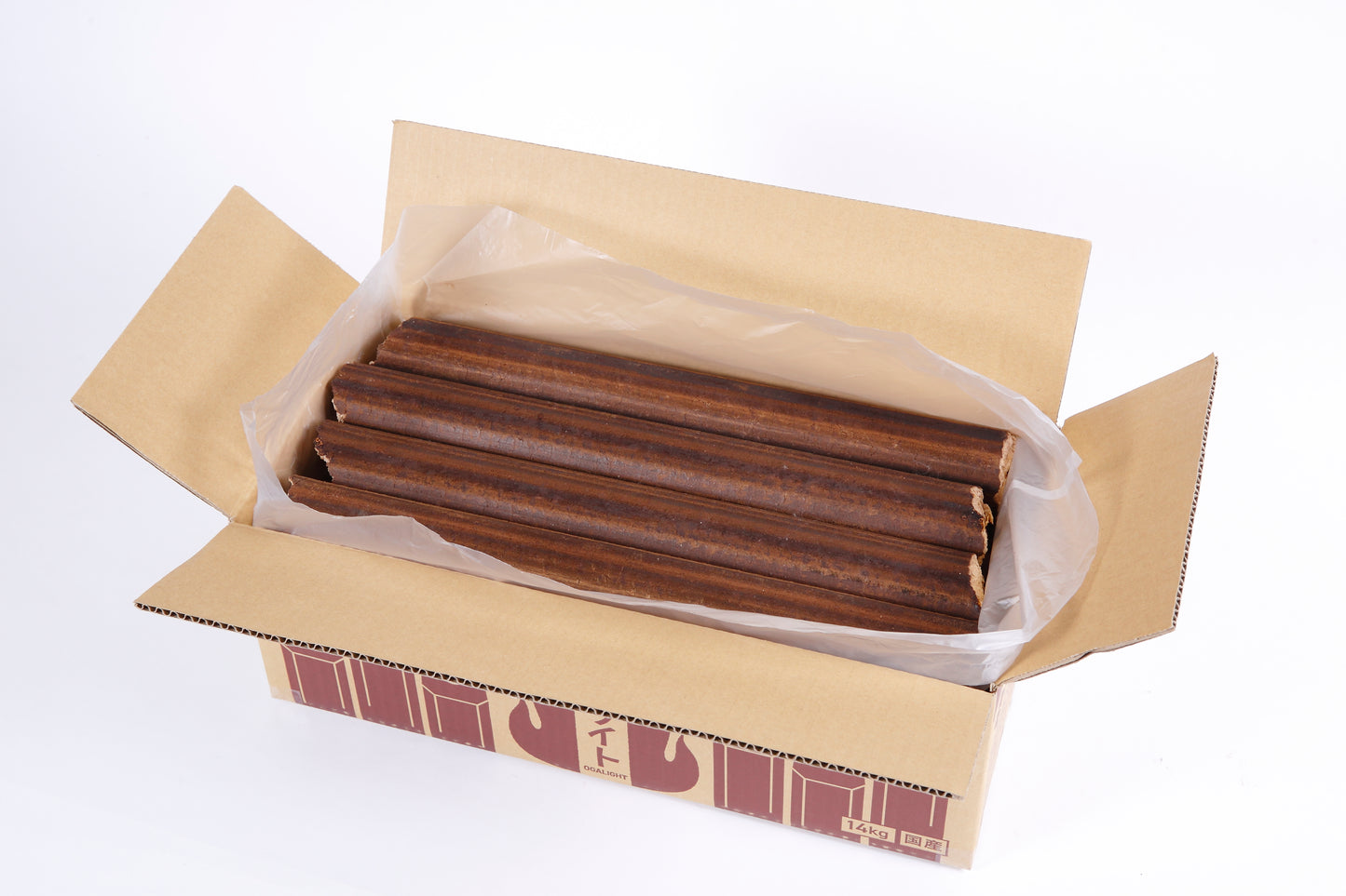 国産オガ炭3.5Kg・国産オガライト14kg 各1箱セット
