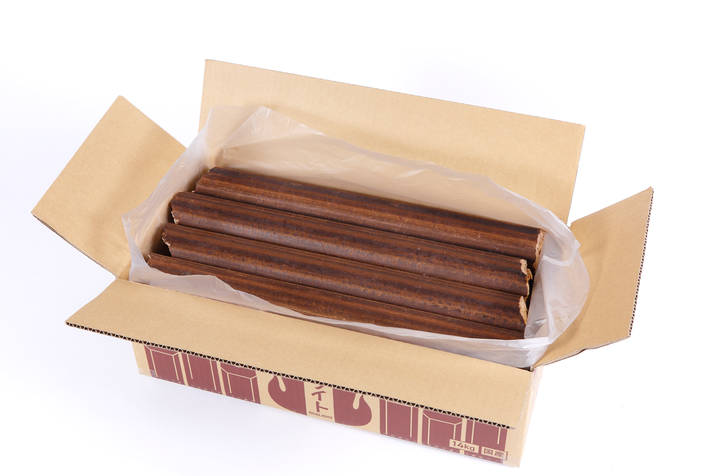 国産オガライト14kg(吉野杉・ヒノキ使用)