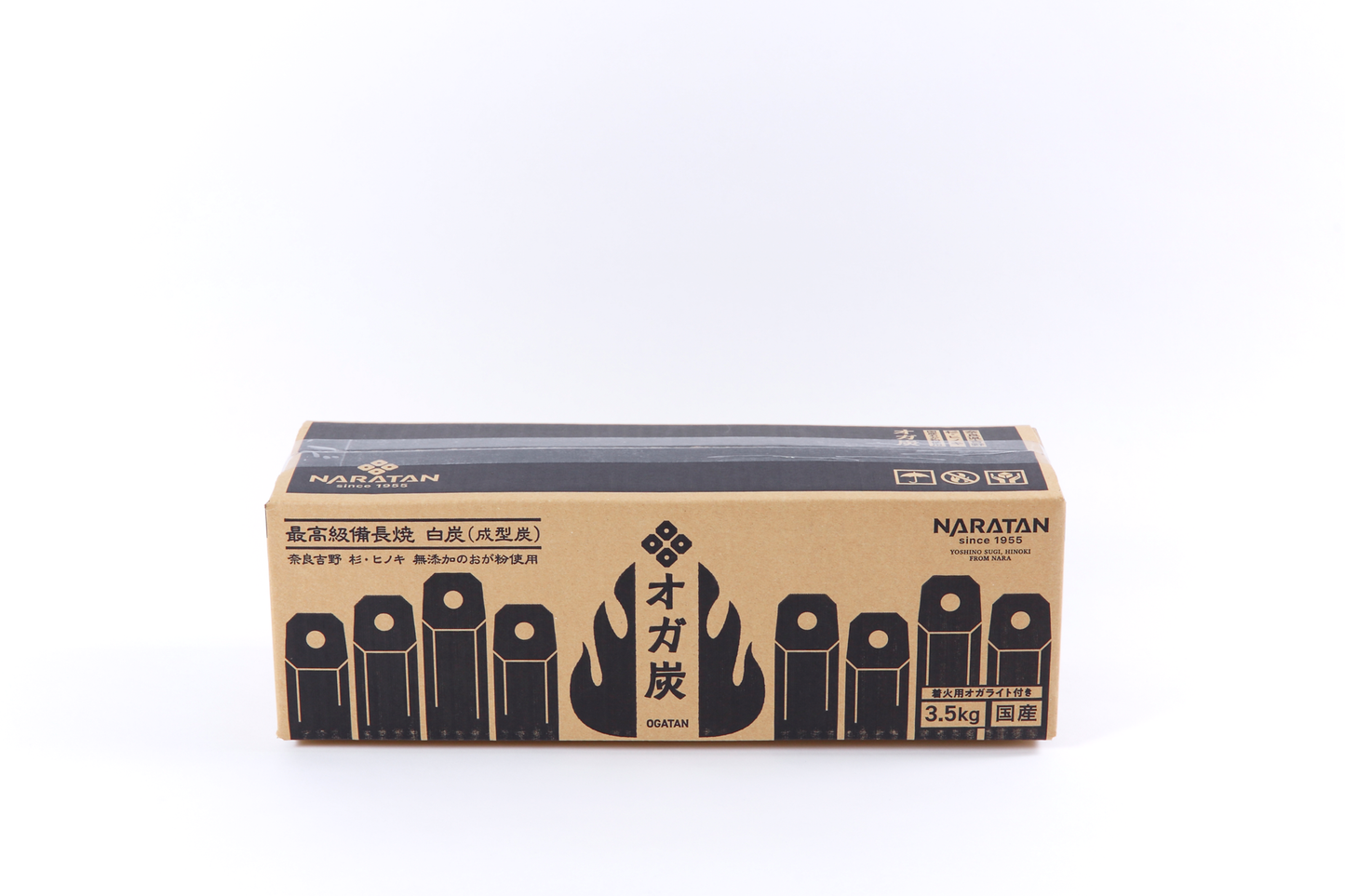 国産オガ炭3.5Kg(着火用オガライト付)